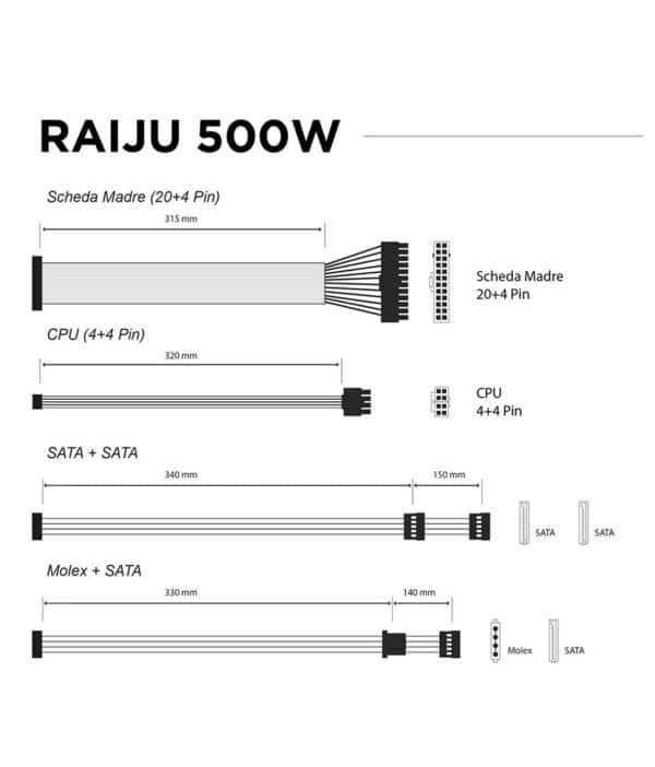 Raijin ATX500B - immagine 3