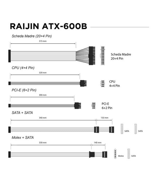 Raijin ATX600B - immagine 3